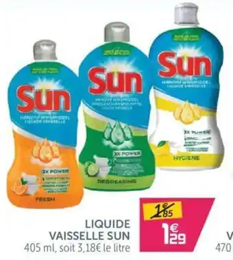 Gifi Liquide vaisselle sun offre