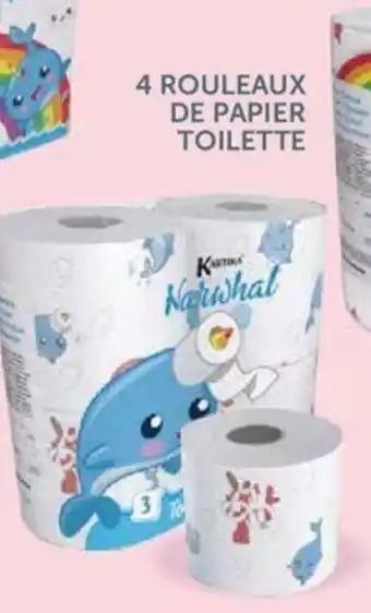 Gifi 4 Rouleaux de papier toilette offre