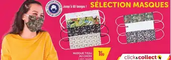 Gifi Masque tissu au choix offre