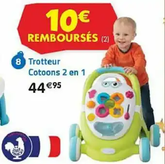 Trotteur cotoons 2 en 1