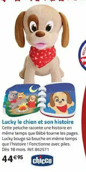 La Grande Récré Lucky le chien et son histoire offre