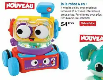 La Grande Récré Jo le robot 4 en 1 offre