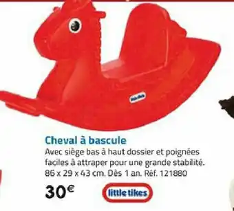 La Grande Récré Cheval à bascule offre