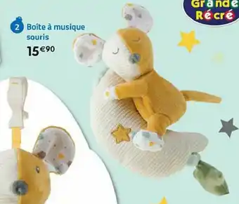 La Grande Récré Boîte à musique souris offre
