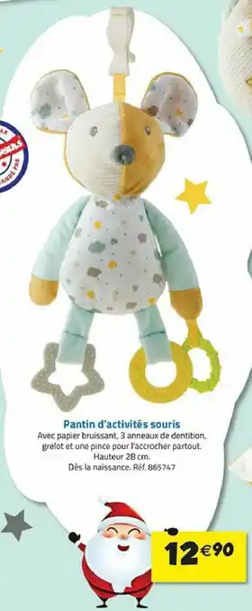 La Grande Récré Pantin d'activités souris offre