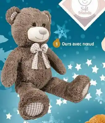 La Grande Récré Ours avec nœud offre