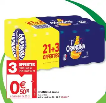 Promocash ORANGINA Jaune offre