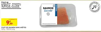 Intermarché FILET DE SAUMON SANS ARÊTES offre
