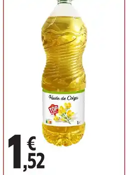 Intermarché HUILE DE COLZA TOP BUDGET offre