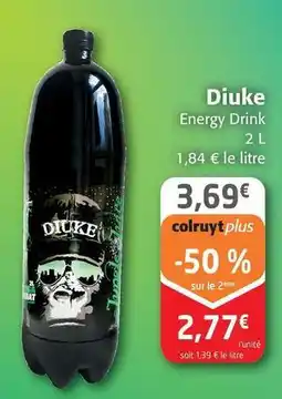 Colruyt Diuke - energy drink offre