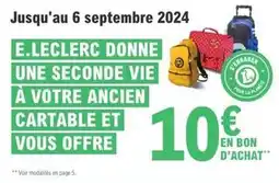 E.Leclerc E.leclerc - jusqu'au 6 septembre 2024 offre