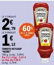 E.Leclerc Heinz - tomato ketchup offre