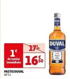 Auchan Supermarché Duval - pastis offre