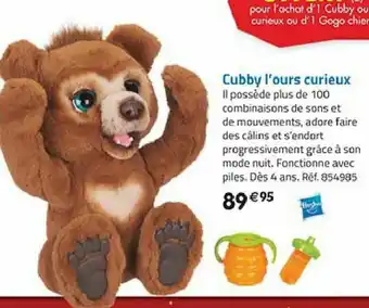 Cubby l'Ours Curieux