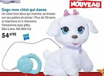 La Grande Récré Gogo Mon Chiot Qui Danse offre