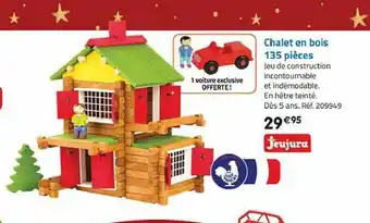 La Grande Récré Chalet En Bois 135 Pièces offre
