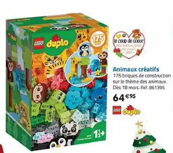 La Grande Récré Animaux Créatifs offre