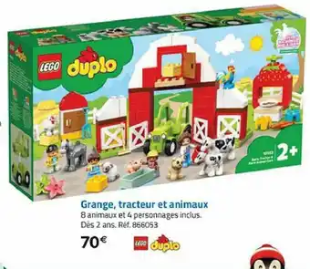 La Grande Récré Grange, Tracteur Et Animaux offre