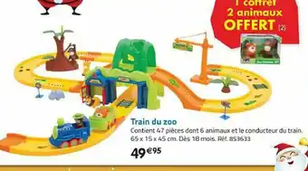 La Grande Récré Train Du Zoo offre