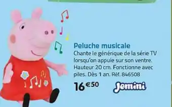 Peluche Musicale