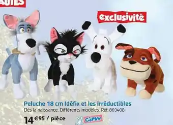 La Grande Récré Peluche 18cm Idéfix Et Les Irréductibles offre
