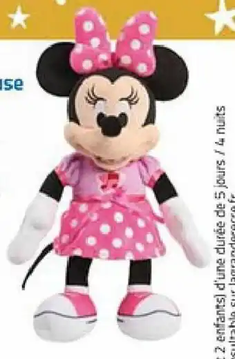 La Grande Récré Peluche Minnie Sonore Et Lumineuse offre