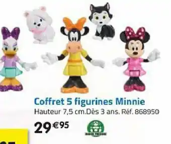 Coffret 5 Figurines Minnie