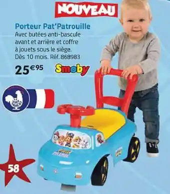 Porteur Pat'Patrouille