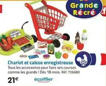 Chariot Et Caisse Enregistreuse