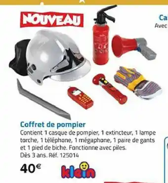 La Grande Récré Coffret de Pompier offre