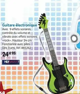 La Grande Récré Guitare électronique offre