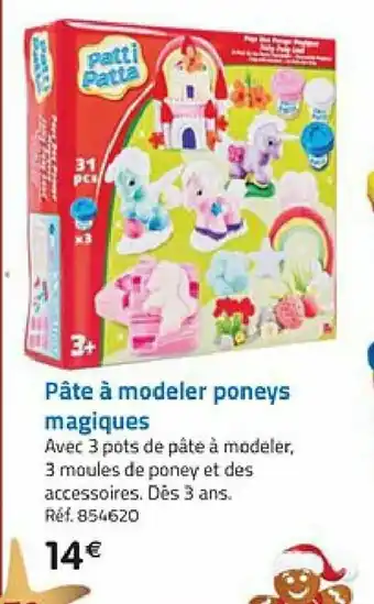La Grande Récré Pâte à modeler poneys magiques offre