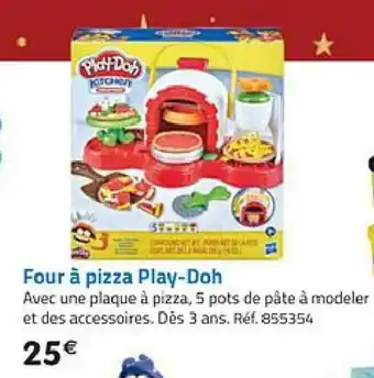 Four a pizza Play-Doh