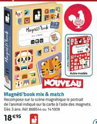 La Grande Récré Magnéti'book mix & match offre