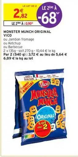 Intermarché Vico - monster munch original offre