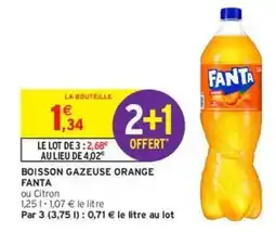 Intermarché Fanta - boisson gazeuse orange offre