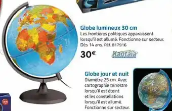 La Grande Récré Globe Lumineux 30 cm offre