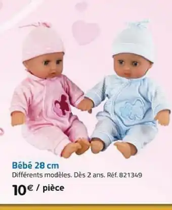 La Grande Récré Bèbè 28 cm offre