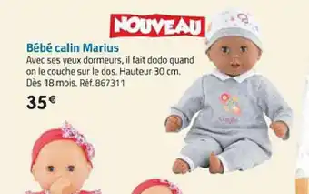 La Grande Récré Bèbè Calin Marius offre