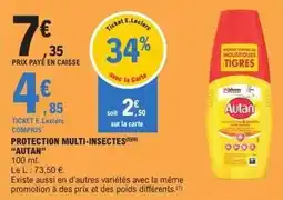 E.Leclerc Autan - protection multi insectes offre