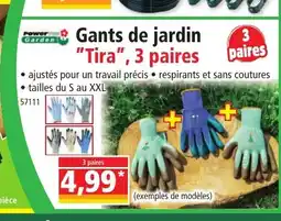 Norma Gants de jardin "Tira", 3 paires offre