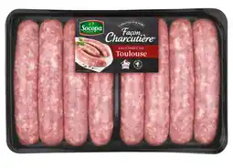 Carrefour Market 8 saucisses de Toulouse façon charcutière SOCOPA offre