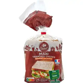 Carrefour Market CARREFOUR CLASSIC' Pain de mie offre