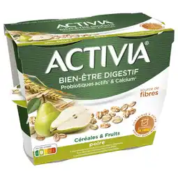 ACTIVIA Yaourt Céréales & Fruits