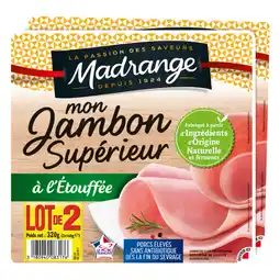 Carrefour MADRANGE Jambon supérieur à l'étouffée offre