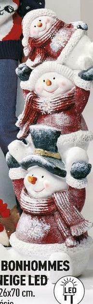 Centrakor Les bonhommes de neige led offre