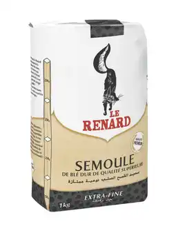 Carrefour LE RENARD Semoule de blé dur de qualité supérieur offre