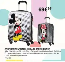 AMERICAN TOURISTER - BAGAGE CABINE DISNEY