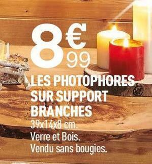 Centrakor Les photophores sur support branches offre