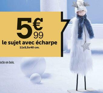 Le sujet avec écharpe